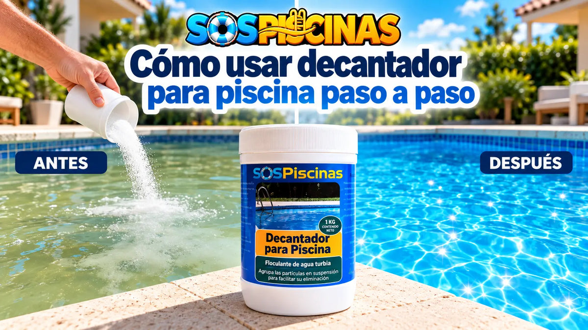 Cómo usar decantador para piscina paso a paso