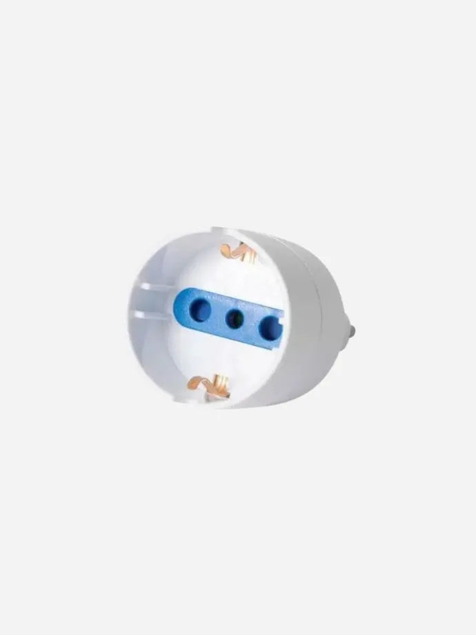 Adaptador Schuko Blanco Lexo