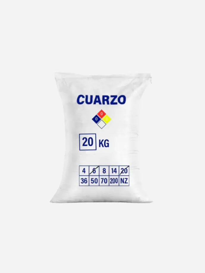 Arena de Cuarzo Gruesa 20 kg  - Para Filtros