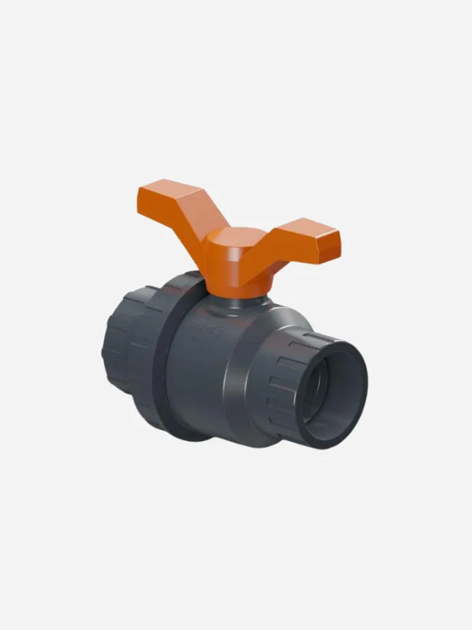 Llave de Paso PVC  50 mm con Unión Americana Tigre