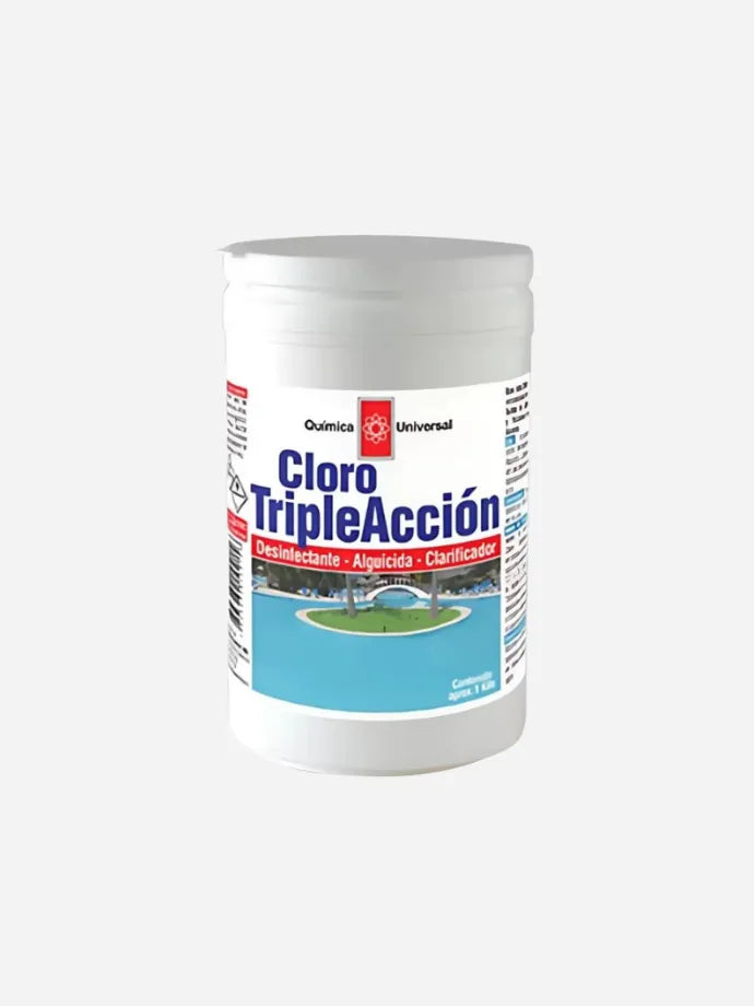 Cloro en Tabletas Triple Acción 1 kg Química Universal