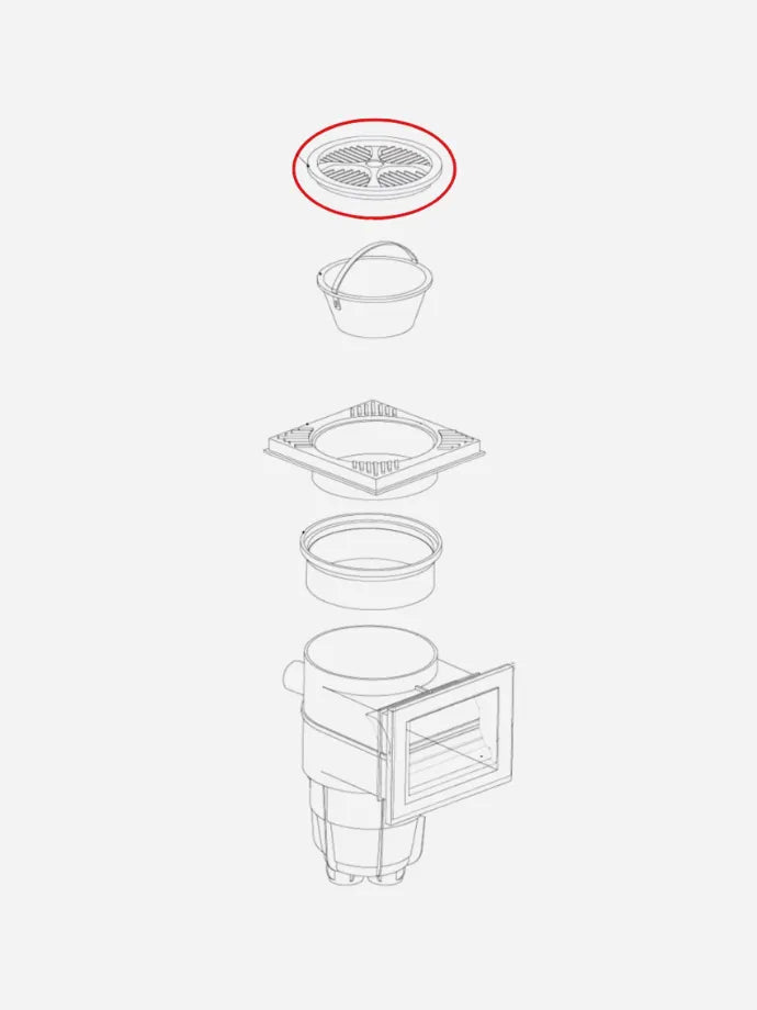 Tapa Rejilla para Skimmer Vulcano