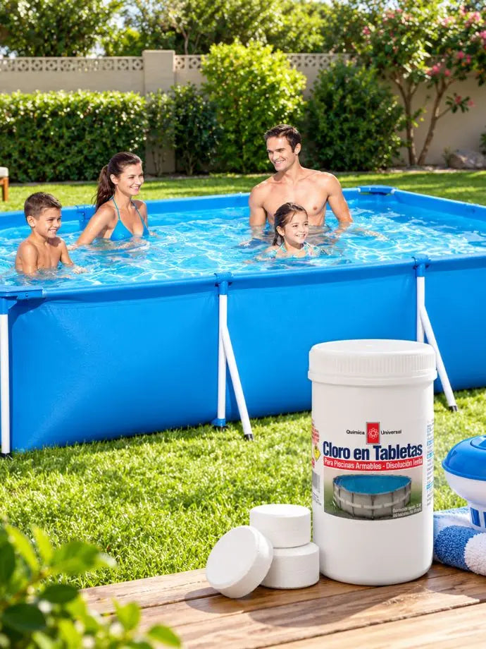 cloro para piscinas armables
